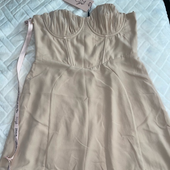 OH POLLY Elwira Dress NWT
Georgette A-Line Corset Mini Dress - Picture 6 of 8